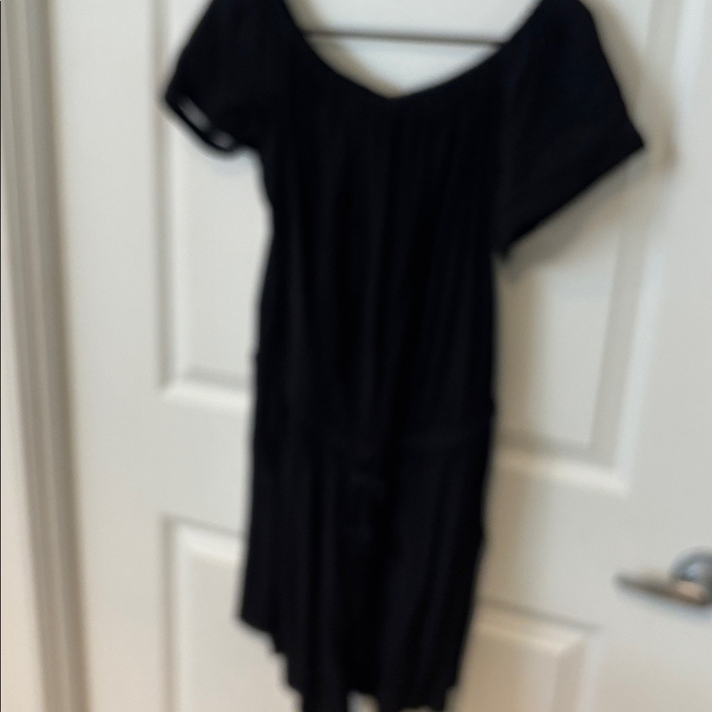 Black Off-Shoulder romper